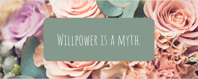 
Willower is a Myth' written on a floral background.